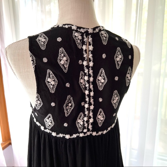 Free People Diamond Embroidered Tunic Black Size XS - Picture 11 of 16